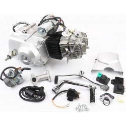 Двигатель мопедный в сборе 110куб (Active)-"автомат"(с надп. KANUNI) Mototech