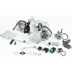 Двигатель мопедный в сборе 70куб (Delta)-"механика" (без надп. KANUNI) Mototech