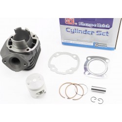 Цилиндр к-кт (цпг) Honda DIO ZX/AF34 65cc-44мм (палец 12мм) (AF35 DIO ZX/ AF48 LEAD), синяя коробка SEE