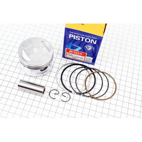 Поршень к-кт 150cc 57,4мм +0,25 (палець 15мм) TATA