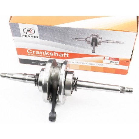 Колінвал GY6-150 "довгий вал" Viper-OMEGA (FCNCO, заводський) FENGRI