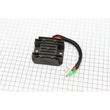 Реле-регулятор напруги 5 дротів-"4+1" (роз'єм малий "мама") Китай