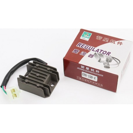 Реле-регулятор напряжения 4 провода-"4" (разъем большой "папа") JIANXING