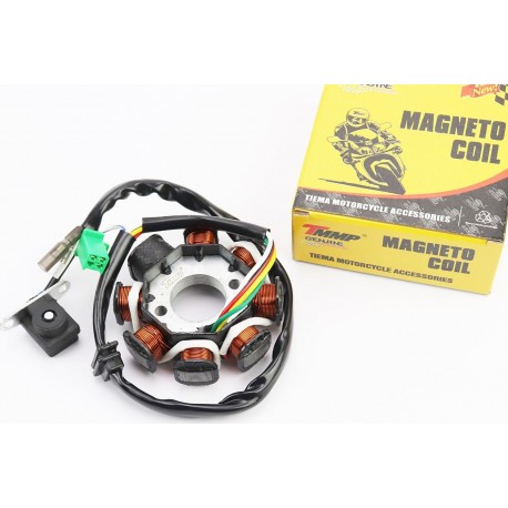 Статор магнето (генератора) (8 катушек разъем "мама 3+2") высота 28мм TMMP