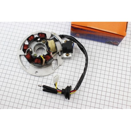 Статор магнето (генератора) (7 котушок роз'єм "мама 3+2") GX-Viper