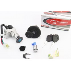 Замки к-кт (запалювання, сидіння, кришка бака кругла) ZHENGHE