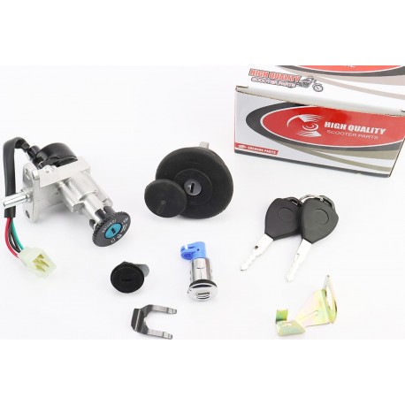 Замки к-кт (зажигания, сиденья, крышка бака круглая) ZHENGHE