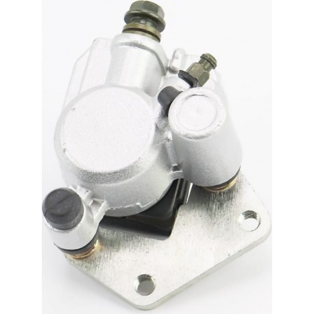 Тормозной суппорт передней системы (однопоршневой) с колодками "квадрат", серый Китай