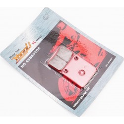 Гальмівні колодки (дискові) "квадрат" Viper-RACE/STORM/GY6, к-кт 2шт, червоні YONGLI