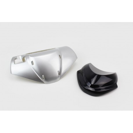 Пластик-руля верхний Race1,3 под спидометр "овал", серый+ветровик Китай