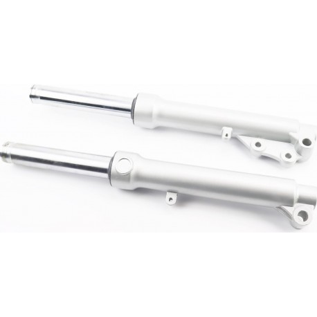 Вилка передняя (перья) лев., прав., к-кт 2шт 410мм Race2, серый Китай