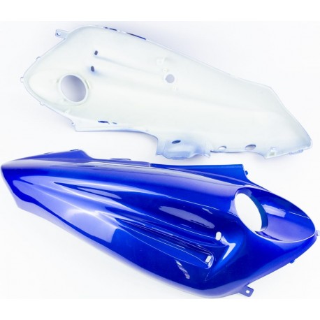 Пластик-боковой задний с "дырками" левый+правый к-кт, синий Китай