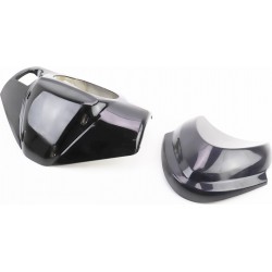 Пластик-руля верхний Race1,3 под спидометр "овал", чёрный+ветровик Китай