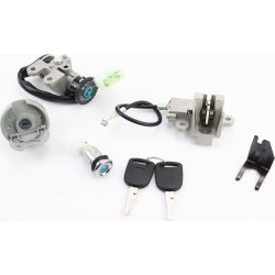 Замки к-кт (зажигания, сиденья, крышка бака круглая) Китай