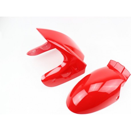 Пластик-крило переднє к-кт 2шт (дві частини) Storm New, червоний Китай