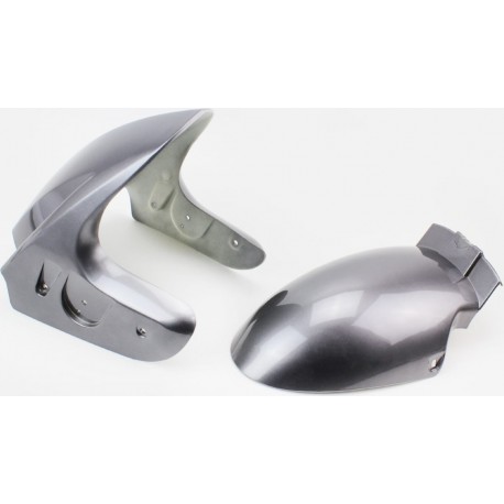 Пластик-крыло переднее к-кт 2шт (две части) Storm New, серый Китай
