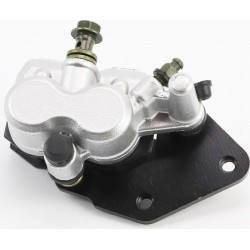 Тормозной суппорт задней системы (двухпоршневой)+колодки тип 3.2, серебристый Китай