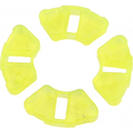 Демпферна резина заднього спицьованого колеса (к-кт 4шт) "силікон, жовті" TATA