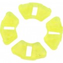 Демпферная резинка заднего спицованного колеса (к-кт 4шт) "силикон, жёлтые" TATA
