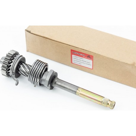 Вал заводної лапки в зборі (шестерня, пружина) 200мм тип 2 (косі зубці) Viper