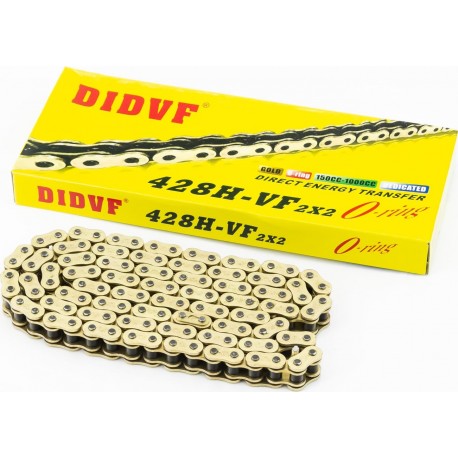 Цепь привода колеса 428HVOx118L GOLD (с сальниками) D.I.D.