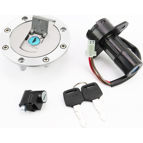 Замки к-кт (зажигания, крышка бака круглая) другая модель№1 Китай