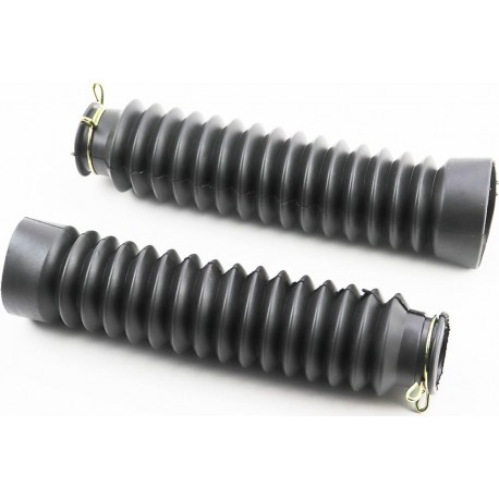 Гофра вилки передньої 200мм d-30/50/ к-кт 2шт, чорний Китай