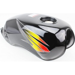 Бак топливный, чёрный (под круглую крышку бака, под кран топл. на болты, под датчик топл.) Китай