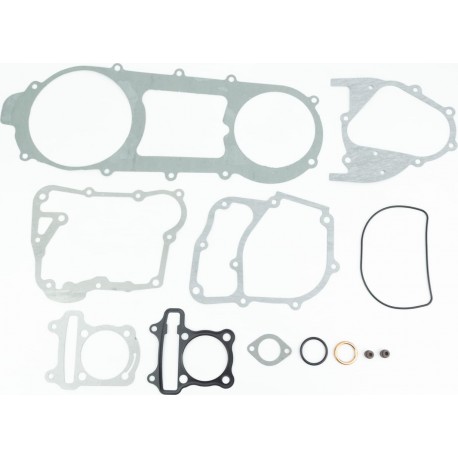 Прокладки двигателя 150cc-57,4мм, к-кт 11 деталей, длинный вариатор (металл) TATA