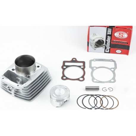 Цилиндр к-кт (цпг) 200cc-65.5мм (высота цилиндра 69/99мм) (палец 15мм), красная коробка SEE