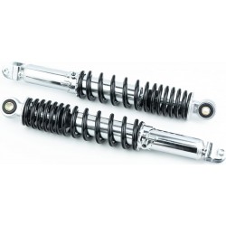 Амортизатор задній GY6/Honda-335мм*D-50мм (втулка 10мм / вилка 8мм), регул., чорний к-кт 2шт Китай