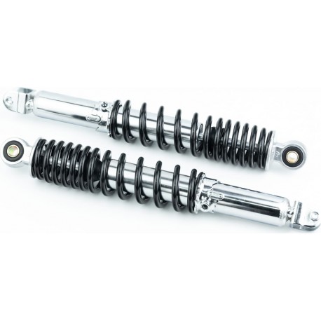 Амортизатор задний GY6/Honda-335мм*D-50мм (втулка 10мм / вилка 8мм), регулир., чёрный к-кт 2шт Китай