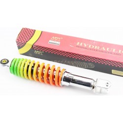 Амортизатор задній GY6/Honda-290мм*D-55мм (втулка 10мм / вилка 8мм) регул., веселка NAIDITE