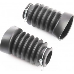 Гофра вилки передней, d-30/45мм/ L-85мм к-кт 2шт, чёрный Китай
