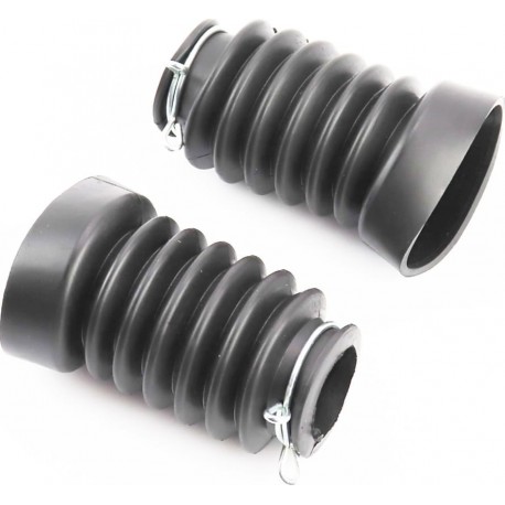 Гофра вилки передней, d-30/45мм/ L-85мм к-кт 2шт, чёрный Китай