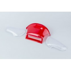 Suzuki LET'S-I/II/III "стекло" стопа, красное+поворотников, прозрачные к-кт 3шт Китай