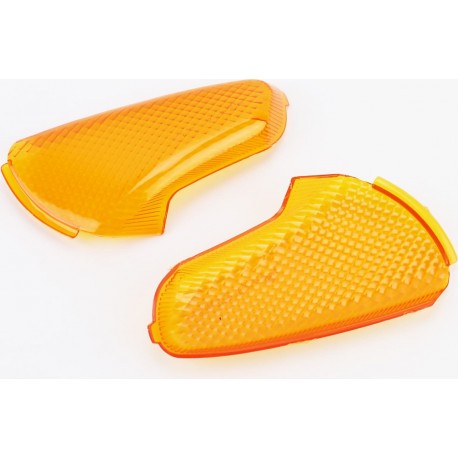 Suzuki LET'S-I/II/III "стекло" поворотников задних к-кт 2шт, жёлтые Китай