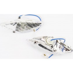 Yamaha JOG SA-16 поворотники передні в зборі к-кт 2шт, прозорі Китай