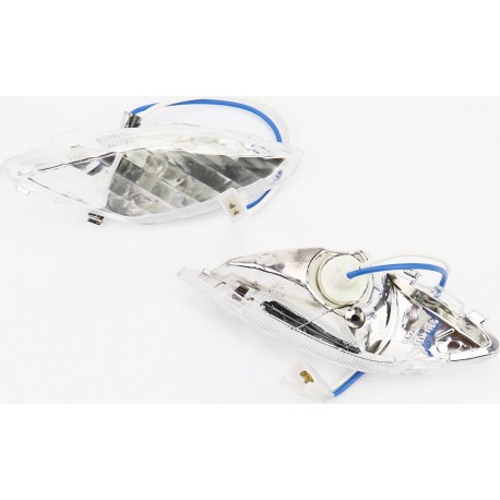 Yamaha JOG SA-16 поворотники передні в зборі к-кт 2шт, прозорі Китай