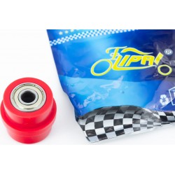 Ролик натягувача ланцюга приводного універсальний d-8мм, D-36мм, L-35, червоний LIPAI