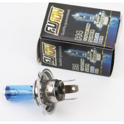 Лампа фари H4 P43T 12V 60/55W Super White (галоген) FUSION