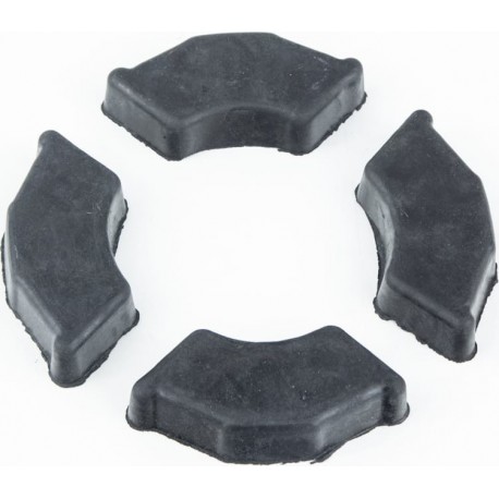 Демпферная резинка заднего колеса (к-кт 4шт) "силикон, чёрные", качественные Украина