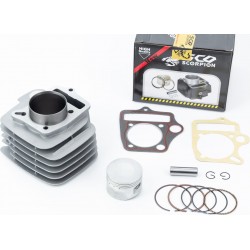 Циліндр к-кт (цпг) 125cc-52,4мм (палець 13мм, висота циліндра 78,3мм, висота поршня 37мм) Scorpion