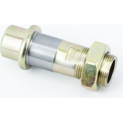 Втулка колеса заднего с резьбой Delta (жёлтый металл) тип 2 Китай