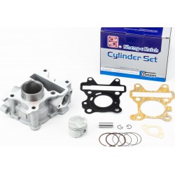 Цилиндр к-кт (цпг) Yamaha SA36J/VINO/GEAR 4T 49cc-38мм (палец 10мм), водяное охлаждение, синяя коробка SEE