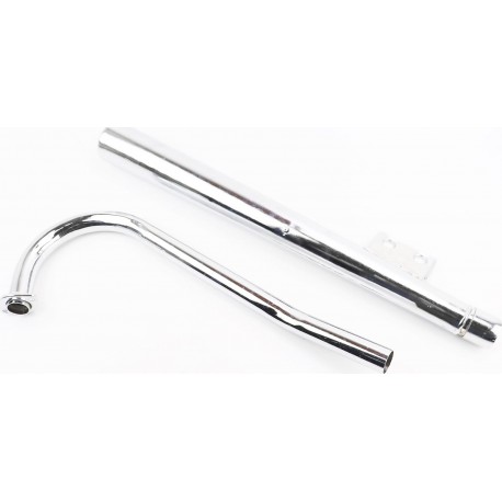 Глушитель с коленом Китай