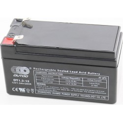 Аккумулятор 12V1,3Ah OT1,3-12 кислотный (L97*W45*H53мм) для ИБП, игрушек и др., 2023г OUTDO