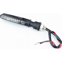 Поворотник диодный на гибкой ножке LED "ТОНКИЙ", секвентальный, 1шт Китай