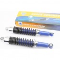 Амортизатор задний JH/CB/CG-340мм*d53мм (втулка 12мм/втулка 10мм) со стаканом регулир., чёрный к-кт 2шт JWBP