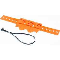 Защита глушителя универсальная (резиновая), оранжевая Китай